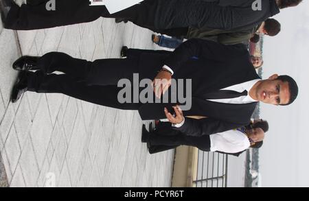 Liverpool, UK Everton Football assister à la fin de la saison des prix à Liverpool Echo Arena Liverpool et aussi propriétaire John Henry laissant un crédit de Ian Fairbrother/Alamy Stock Photos Banque D'Images