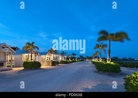 L'Acajou Bay Resort & Beach Club, Belize Banque D'Images