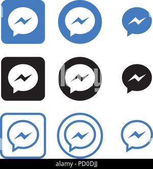 Social media icons Illustration de Vecteur