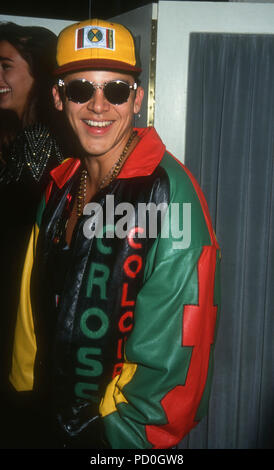 Los Angeles, CA - 5 juin : la chanteuse Gerardo assiste à la 22e Propos de Golden Eagle Awards le 5 juin 1992 à l'hôtel Beverly Hilton à Beverly Hills, Californie. Photo de Barry King/Alamy Stock Photo Banque D'Images