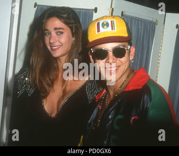 Los Angeles, CA - 5 juin : la chanteuse Gerardo assiste à la 22e Propos de Golden Eagle Awards le 5 juin 1992 à l'hôtel Beverly Hilton à Beverly Hills, Californie. Photo de Barry King/Alamy Stock Photo Banque D'Images