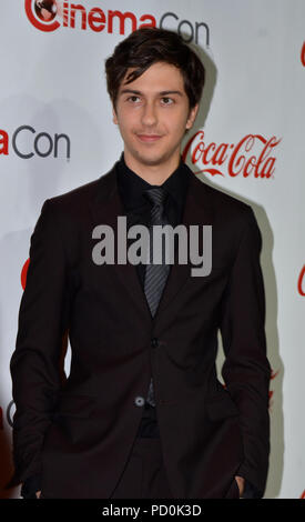 LAS VEGAS, NV - 23 avril : (jusqu'à un embargo le 26 avril, 2015) - Nat Wolff au CinemaCon 2015 - Twentieth Century Fox Présentation au Caesar's Palace Resort et Casino le 23 avril 2015 à Las Vegas, Nevada Personnes : Nat Wolff Banque D'Images