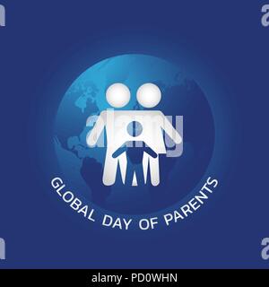 Journée mondiale des parents. Vector illustration. Illustration de Vecteur