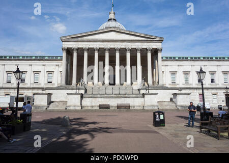 Le bâtiment principal et Wilkins Quad à l'University College London, Gower Street, London, UK Banque D'Images