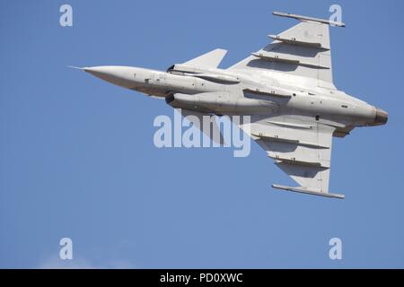 L'Armée de l'air tchèque JAS-39 Gripen au Royal International Air Tattoo 2018 Banque D'Images