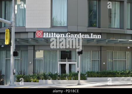 Hilton Garden Inn dans le centre-ville de Bellevue, Australie occidentale, États-Unis Banque D'Images