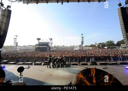 Le Wacken, Deutschland. 09Th Aug 2018. Udo Dirkschneider vivre à la 29e Wacken Open Air - W : O : UN 2018. Le Wacken, 02.08.2018 | Conditions de crédit dans le monde entier : dpa/Alamy Live News Banque D'Images