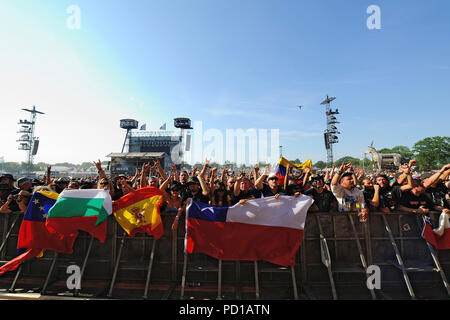 Le Wacken, Deutschland. 09Th Aug 2018. Matal fans lors de la 29e Wacken Open Air - W : O : UN 2018. Le Wacken, 02.08.2018 | Conditions de crédit dans le monde entier : dpa/Alamy Live News Banque D'Images