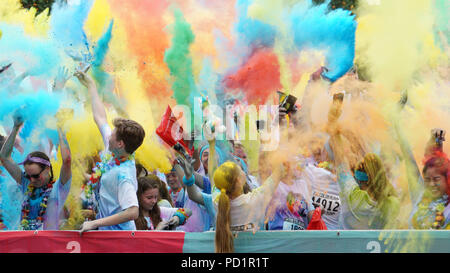 La Color Run, également connu sous le nom le plus beau 5k sur la planète Banque D'Images
