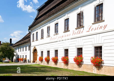 Ruční papírna, Muzeum papíru, Velké Losiny, Hrubý Jeseník, Cheb okres Šumperk, Česká republika / moulin à papier fait main, musée du papier, région, Hrub Vidly Banque D'Images