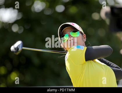 La Thaïlande est Pornanong Phatlum pendant quatre jours de la Ricoh Women's British Open au Royal Lytham & St Annes Golf Club. Banque D'Images