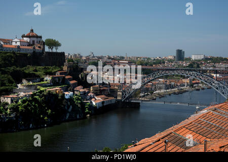 Mosteiro de Serra do Pilar, Porto, Portugal. Banque D'Images