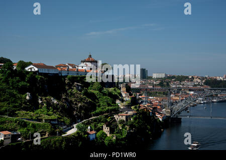 Mosteiro de Serra do Pilar, Porto, Portugal. Banque D'Images