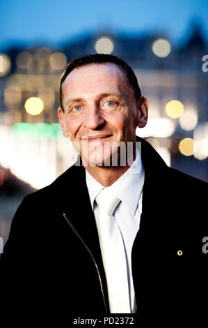 Alain Thielemans, Responsable informatique au CMN Construction company (Belgique, 05/12/2014) Banque D'Images