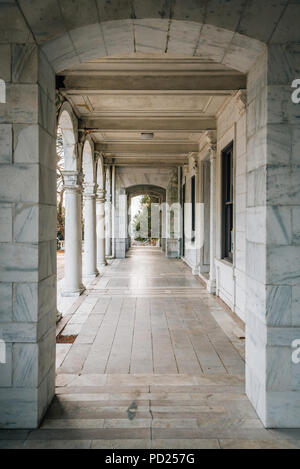 Arches extérieures de Swannanoa Palace à Charlottesville, en Virginie Banque D'Images