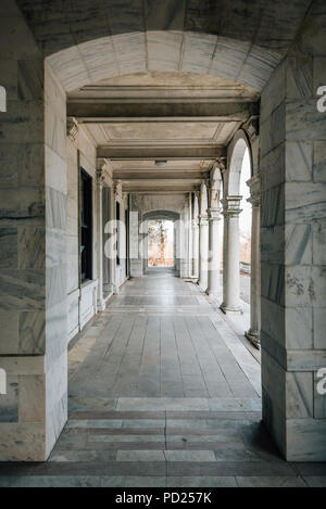 Arches extérieures de Swannanoa Palace à Charlottesville, en Virginie Banque D'Images