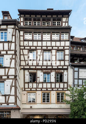 Rue des Tanneurs, Tanner's District, Colmar, France Banque D'Images