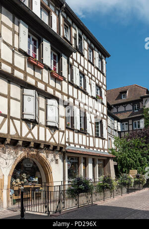 Rue des Tanneurs, Tanner's District, Colmar, France Banque D'Images