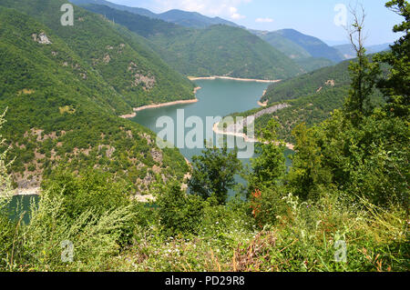 Vacha réservoir, Devin, Bulgarie sud Municipalité Banque D'Images