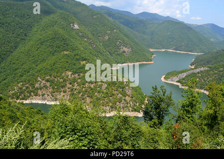 Vacha réservoir, Devin, Bulgarie sud Municipalité Banque D'Images