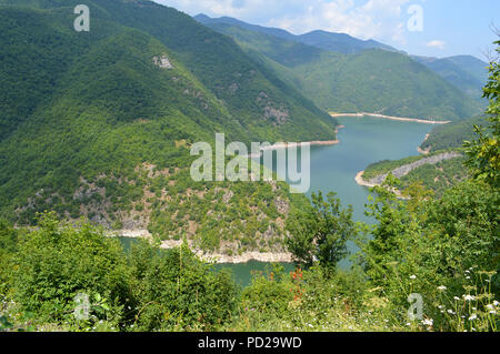 Vacha réservoir, Devin, Bulgarie sud Municipalité Banque D'Images