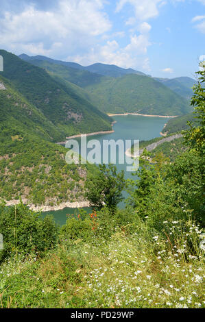 Vacha réservoir, Devin, Bulgarie sud Municipalité Banque D'Images