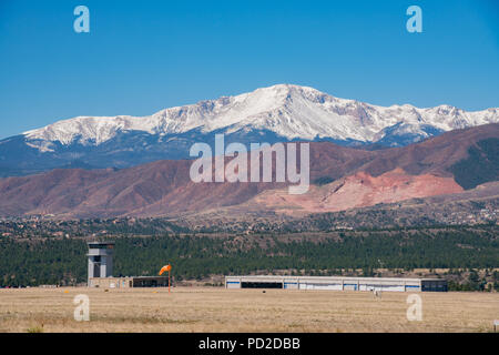 Le magnifique paysage de la négliger Ackerman, Colorado Springs, Colorado Banque D'Images
