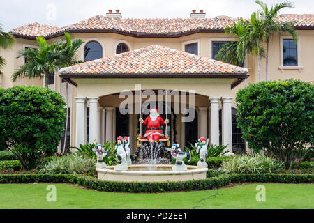 Boca Raton Florida,Palm Beach County,Royal Palm,communauté fermée,haut de gamme,riche,revenu supérieur,grande,maison maisons maisons maisons maisons résidence,logement,maisons, Banque D'Images