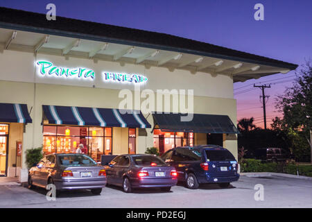 Boca Raton Florida,Palm Beach County,Panera Bread,shopping shopper shoppers magasins marché marchés achats vente, magasin de détail magasins b Banque D'Images