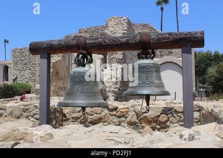 La mission de San Juan Capistrano, Californie Banque D'Images