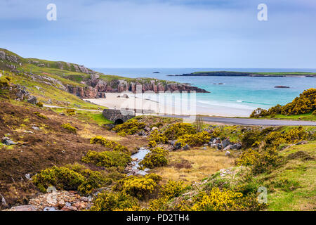 Sango Bay plage près de Durness Banque D'Images