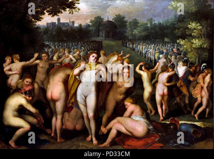 Amazonen und Skythen - amazones et les Scythes 1597/1599 par Otto van Veen (Leiden 1556 - 1629 Bruxelles) Les Pays-Bas, néerlandais, flamand. Banque D'Images