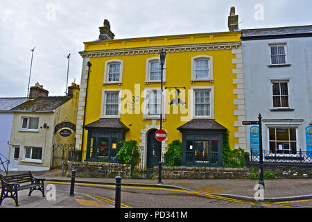 No 32 Townhouse B&B, est un 4 étoiles de luxe boutique B&B au coeur de la ville rurale de Tenby, Pembrokeshire.Galles Banque D'Images