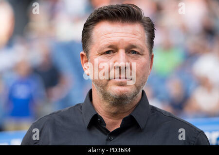 Hamburg, Deutschland. 08Th Aug 2018. coach Christian TITZ (HH), Portrait, football 2. Bundesliga, 1. Journée, Hambourg Hambourg Hambourg (HH) - Holstein Kiel (KI) 0 : 3, le 03.08.2018 à Hambourg/Allemagne. ¬ | Conditions de crédit dans le monde entier : dpa/Alamy Live News Banque D'Images