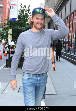 New York, NY, USA. Le 06 août, 2018. Wyatt Russell vu à construire ensemble à New York le 06 août 2018. Credit : RW/MediaPunch/Alamy Live News Banque D'Images