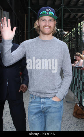 New York, NY, USA. Le 06 août, 2018. Wyatt Russell vu à construire ensemble à New York le 06 août 2018. Credit : RW/MediaPunch/Alamy Live News Banque D'Images