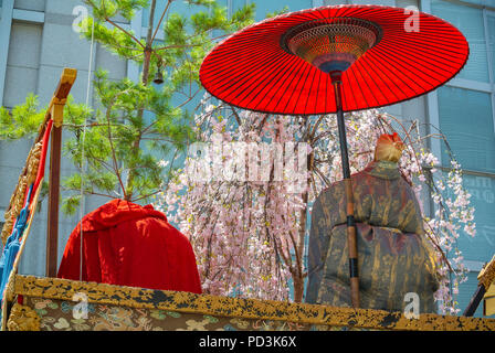 Détails de Mikoshi japonais au Gion Matsuri, Kyoto, Japon, 2018 Banque D'Images