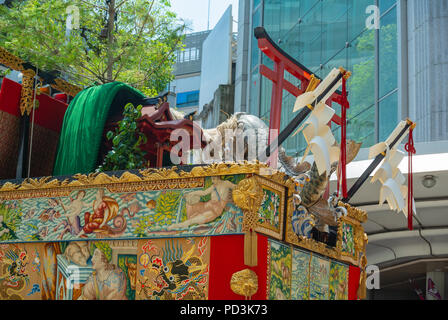 Détails de Mikoshi japonais au Gion Matsuri, Kyoto, Japon, 2018 Banque D'Images