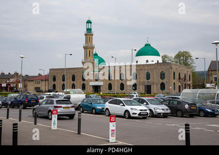 La mosquée centrale ou dans la Mosquée Jamia Markazi Keighley, West Yorkshire Banque D'Images