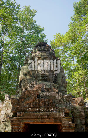 Ta Som temple à Angkor, au Cambodge. Banque D'Images