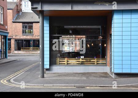 Le centre-ville de Manchester, la photographie de rue, vie quotidienne Banque D'Images