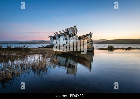 Le Shipwreck Point Reyes Banque D'Images
