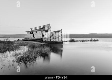 Le Shipwreck Point Reyes Banque D'Images