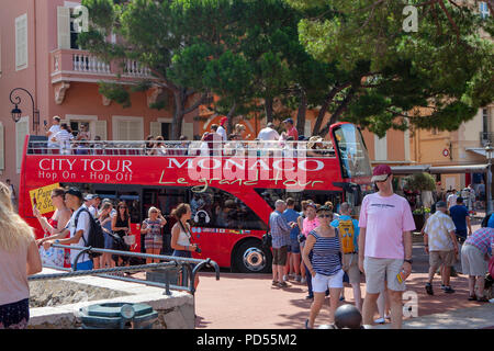 Monaco Le Grand Tour Hop On Hop Off bus à Monaco Banque D'Images