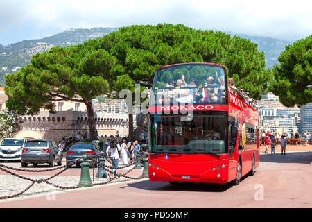 Monaco Le Grand Tour Hop On Hop Off bus à Monaco Banque D'Images