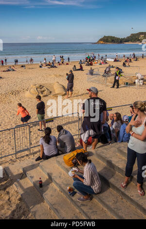 La nourriture, vin et Manly et durabilité Festival (goût de Manly), Plages du Nord, Sydney, NSW, Australie Banque D'Images