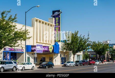 Roswell, Nouveau Mexique, USA, International UFO Museum and Research Centre sur l'extérieur et scène de rue.. Banque D'Images