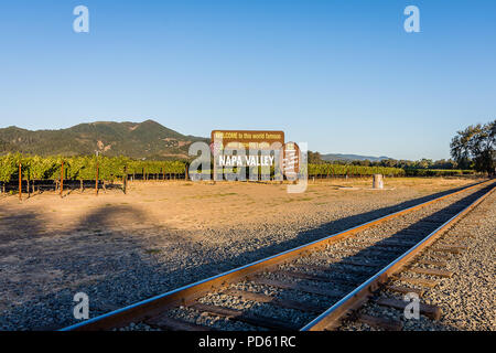 Napa Valley Banque D'Images