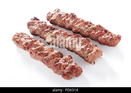 Agneau kofta kofte indiennes shish kebab Banque D'Images