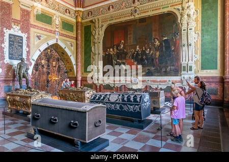 Chapelle du roi Christian IV à Roskilde Roskilde Domkirke (cathédrale), Roskilde, Danemark Banque D'Images